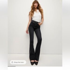 Veronica Beard Beverly Jeans in Washed Onyx-Sz 26